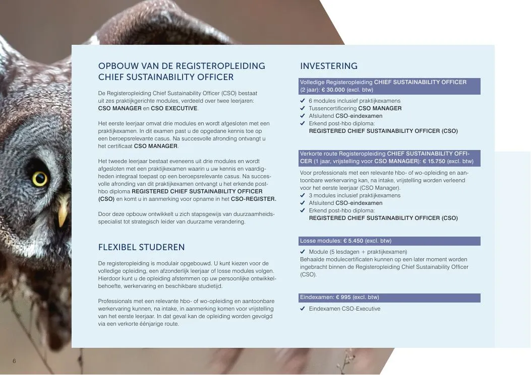 Page 6 of the programme guide
